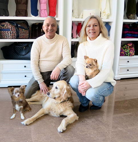 Roberto und Petra mit Chouchou und Chachaba Roberto und Petra mit Chouchou und Chachaba